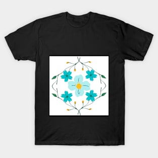 Floral Design T-Shirt